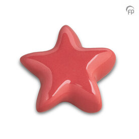Keramische kunst urn keepsake Asteri ster in oudroze | fp-FPU 066
