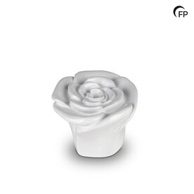 Keramische kunst urn keepsake Rosa model roos wit | fp-FPU 078