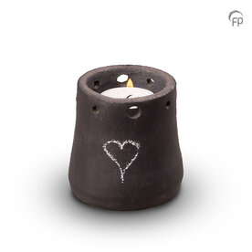 Keramische urn Pottery Bonny My Feelings met kaarsenhouder keepsake | fp-KU 305 K