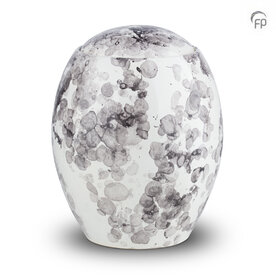 Keramische urn Crafts wit en zwart | fp-KU 323