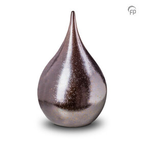Keramische urn teardrop bronskleur | fp-KU 512