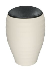 Urn van keramiek model Memoto wit en zwart | ds-CUDB-04