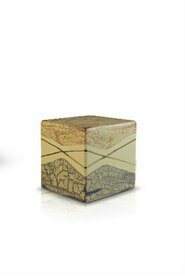 Urn van keramiek Verzolini vierkant | ds-CUBO-UIV03 mini