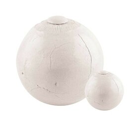 Keramische urn Ceramic Art groot bol 3L wit cr&egrave;me| ds-CA11