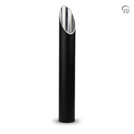 Stijlvolle aluminium design urn voor tuin of terras zwart groot  | fp-CGS 001 L