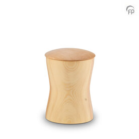 Elegante houten design urn Urna collectie cilindervorm small | fp-WU 011 S