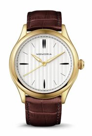 Gedenkhorloge met asruimte Memoria Lux  | mw-lux gold
