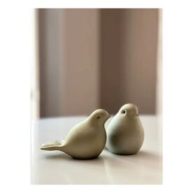Glazen vogel Memory-line goud| er-U29G