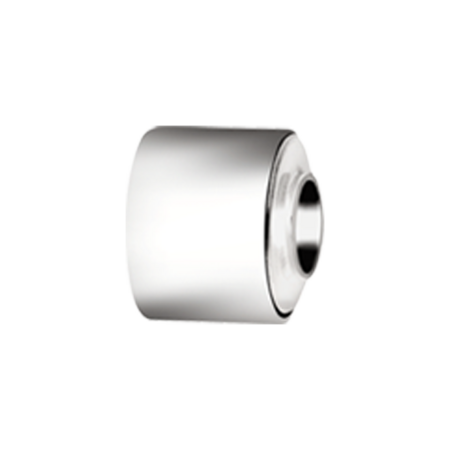 Kraal zilver rond model glad | tw-3001