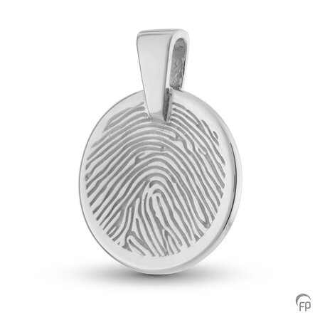 Atlantis Memorials hanger rond 16 mm met vingerafdruk glans | fp-HF 108.160