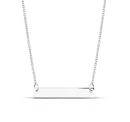 Hanger met gegraveerde afdruk breed &ldquo;bar&rdquo; | sy-417 S