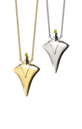 Zilveren hanger model kraagdesign met jade | tw-109