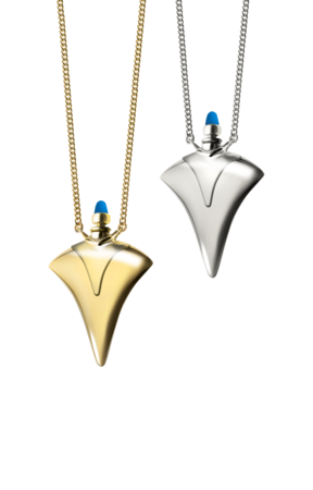 Zilveren hanger model kraagdesign met lapis lazuli | tw-111
