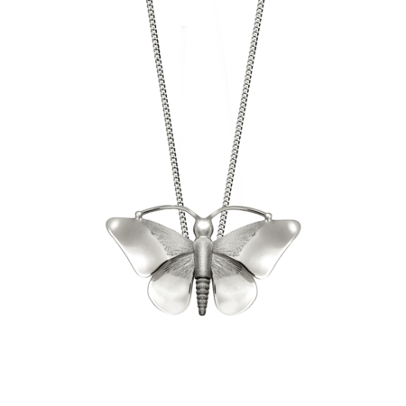 Zilveren hanger model vlinder | tw-298