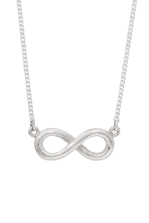 Zilveren ashanger met infinity teken | tw-800