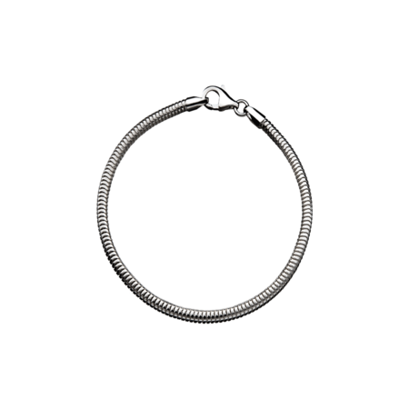 Zilveren armband voor bedels en kralen | tw-3000