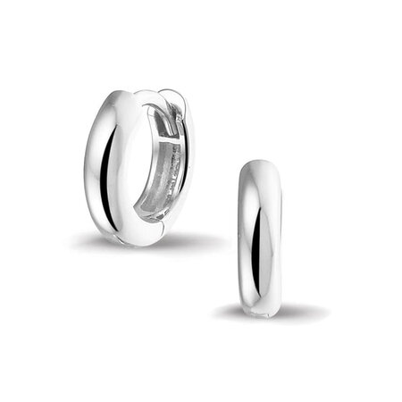 Zilveren oorbellen creolen 12 mm | sy-304 S