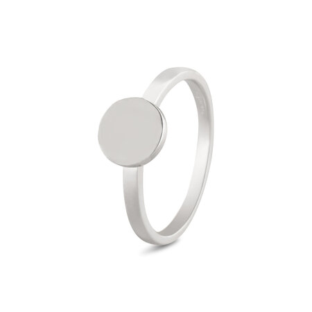Ring met ronde schijf voor gravure | sy-456 S