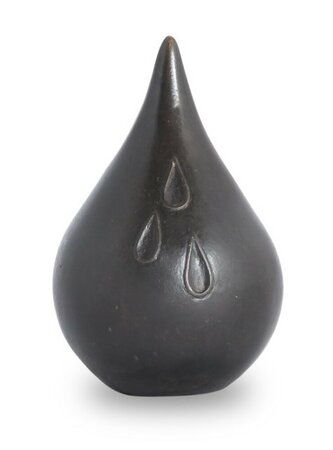 Handgemaakte bronzen druppel met liefdevolle tranen| ds-B-02L