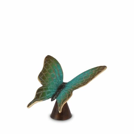 Bronzen mini urn groene vlinder | wd-UBR2728