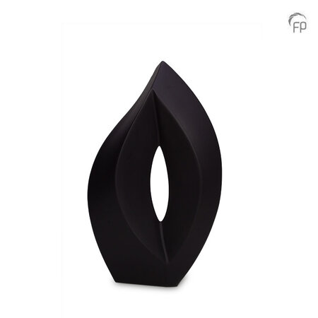 Keramische urn Mastaba mat zwart Venezia | fp-KU 060