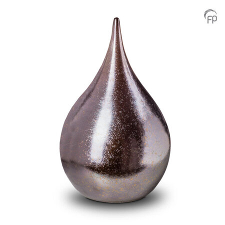 Keramische urn teardrop bronskleur | fp-KU 512