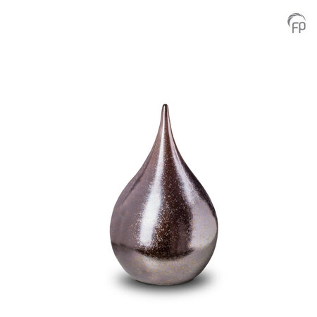 Keramische urn teardrop bronskleur small | fp-KU 512 S