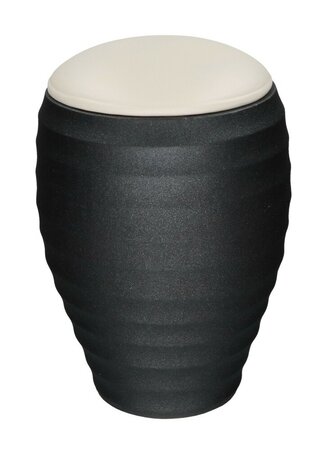 Urn van keramiek model Memoto zwart en wit | ds-CUDB-02