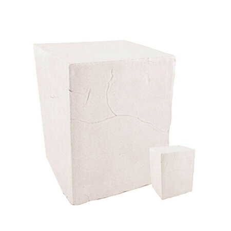 Keramische urn Ceramic Art groot blok 3L wit cr&egrave;me| ds-CAB05