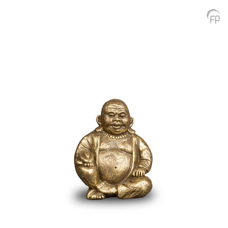 Keramische urn goudlaag Geert Kunen Boeddha keepsake | fp-UGK 104 K