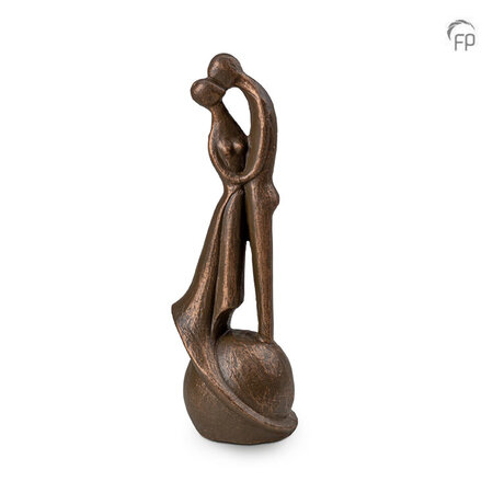 Keramische urn bronslaag Geert Kunen I loved and lost you | fp-UGK 504