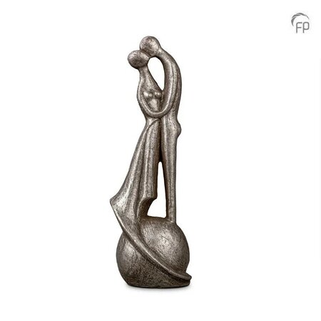 Keramische urn zilverlaag Geert Kunen I loved and lost you | fp-UGKS 504