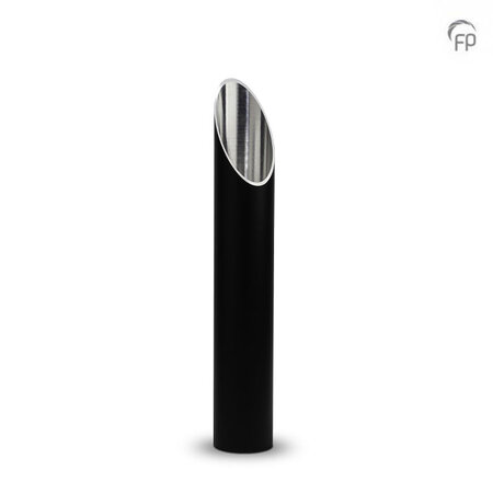 Stijlvolle aluminium design urn voor tuin of terras zwart medium  | fp-CGS 001 M