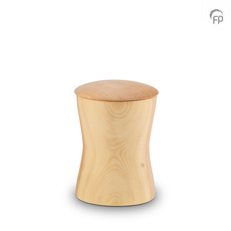 Elegante houten design urn Urna collectie cilindervorm small | fp-WU 011 S