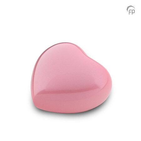 Metaal keepsake hart Satori parelmoer roze | fp-HUH 409