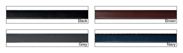 Zilveren armband lederen bandje horizontaal | sy-BG 009