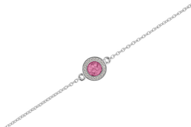 Zilveren armband rond met zirkonia | sy-BL 029
