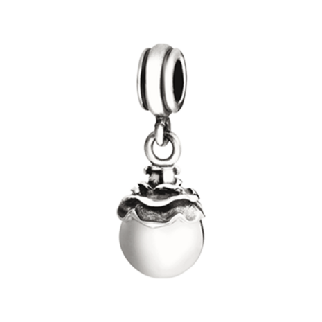 Bedel zilver met roos motief | tw-3006