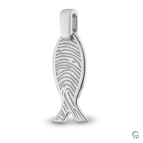 Atlantis Memorials hanger vis 30 mm met vingerafdruk glans | fp-HF 113.240