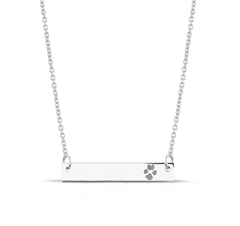 Hanger met gegraveerde afdruk breed &ldquo;bar&rdquo; | sy-417 S