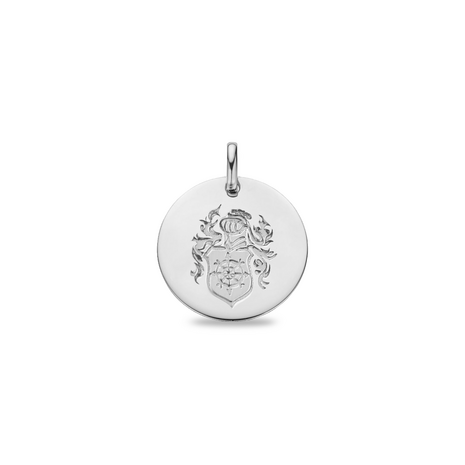 Hanger met gegraveerde afdruk rond 13 mm | sy-425 S