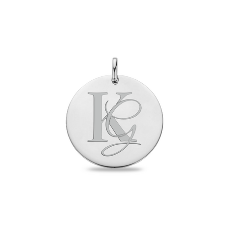 Hanger met gegraveerde afdruk rond 17 mm | sy-426 S