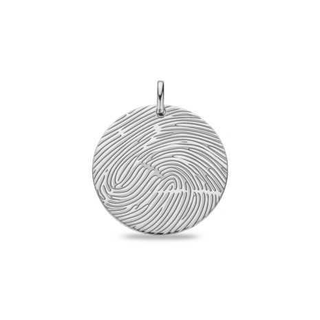 Hanger met gegraveerde afdruk rond 17 mm | sy-426 S