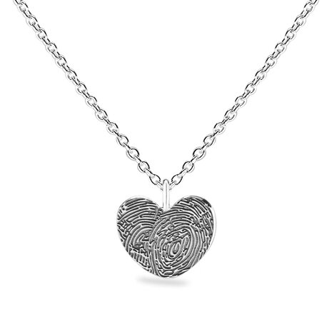 Hanger met gegraveerde afdruk hartje 9 mm | sy-468 S