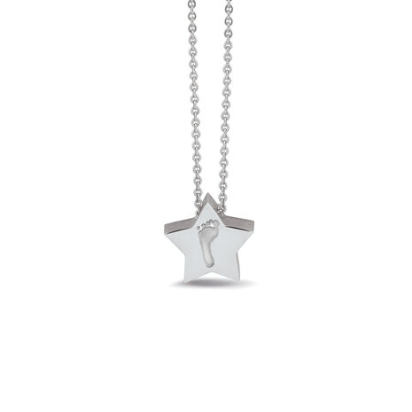 Zilveren hanger met een ster mini | sy-702 S