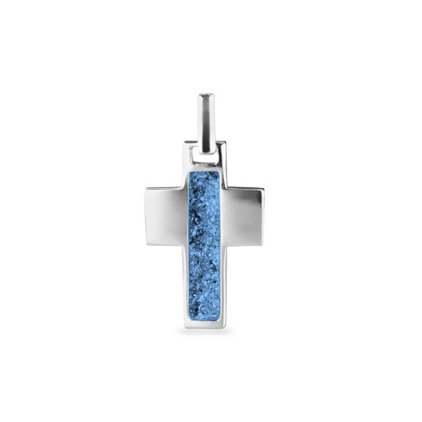 Zilveren hanger kruis groot  | sy-RL 010