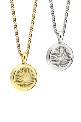 Een tijdloos Medaillon Touch in zilver rond | tw-732