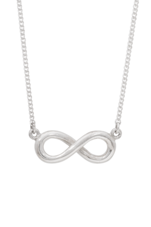Zilveren ashanger met infinity teken | tw-800