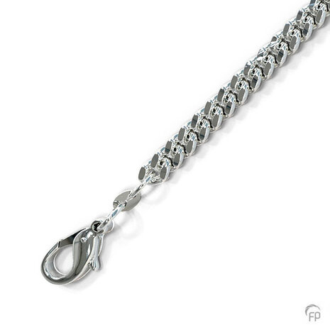 Zilveren  gourmet collier Atlantis Memorials 60 cm  | fp-10GC210.60