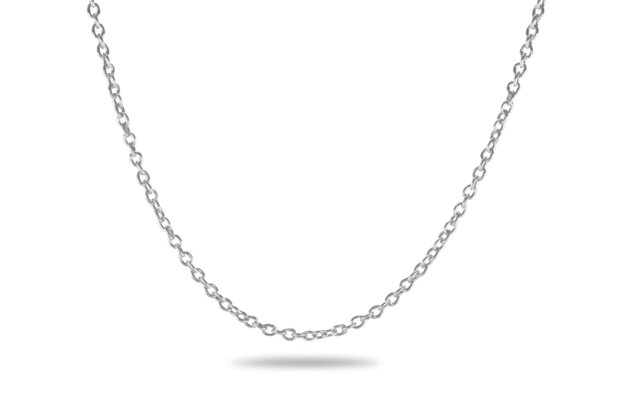 Zilveren anker collier 45 cm  | sy-118 S 45